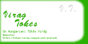 virag tokes business card