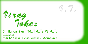 virag tokes business card